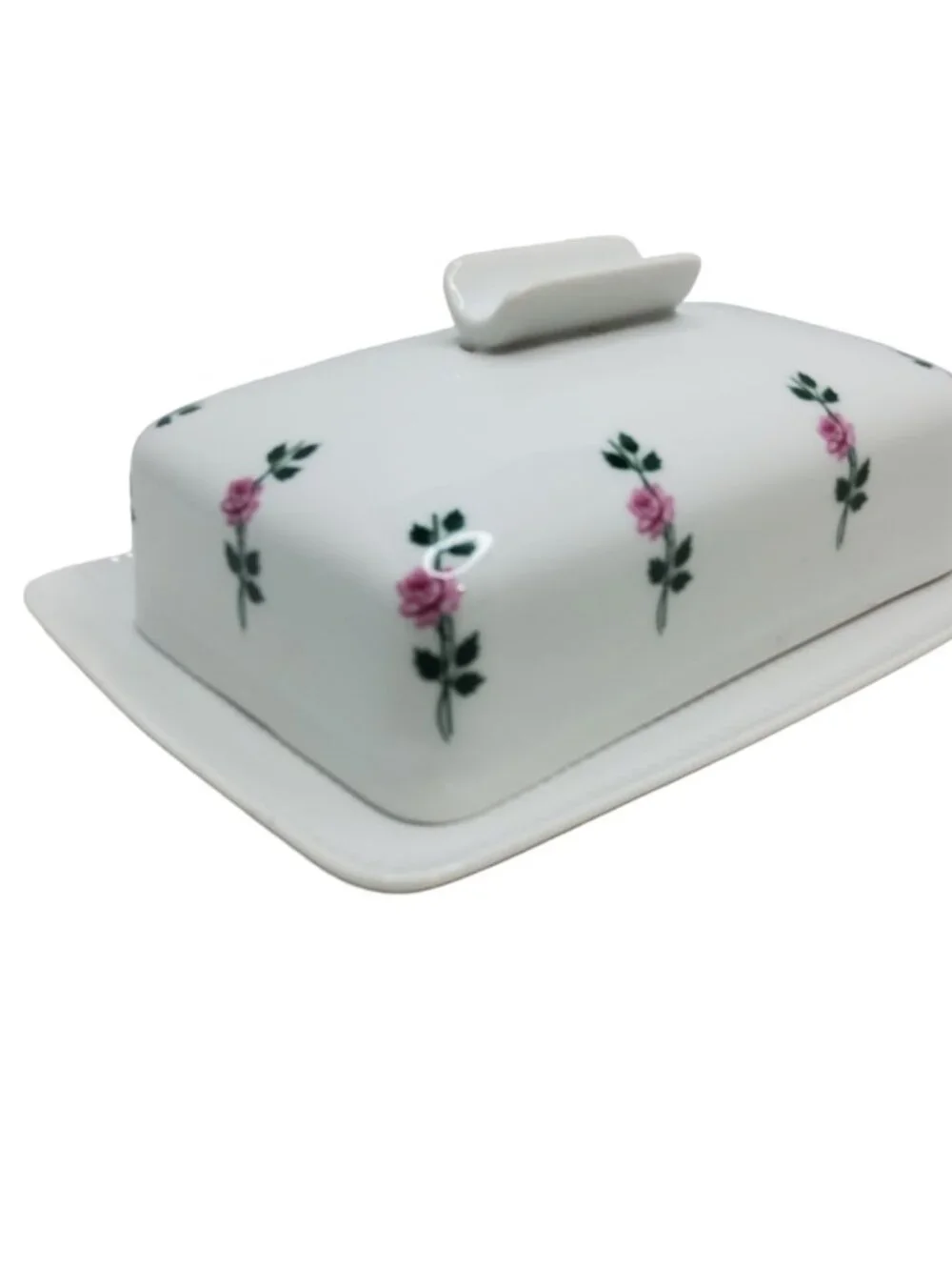 vintage seltmann weiden bavarian porcelain 1lb. butter dish